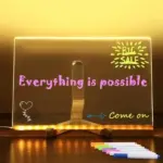 LED Note Board with Colorful Neon Markers - Image 5
