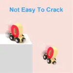 Numbers And Letters Magnetic Train Puzzle Wooden Toy Car - Image 5