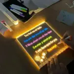 LED Note Board with Colorful Neon Markers - Image 6