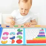 Montessori Magnetic Fraction Puzzle Book - Image 8