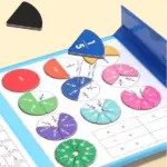 Montessori Magnetic Fraction Puzzle Book - Image 5