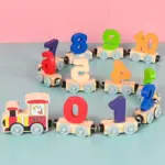 Numbers And Letters Magnetic Train Puzzle Wooden Toy Car - Image 3