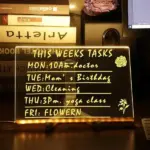 LED Note Board with Colorful Neon Markers - Image 3
