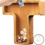 Piggy Bank-Wood Gift For Kids - Image 28