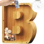 Piggy Bank-Wood Gift For Kids - Image 10