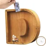 Piggy Bank-Wood Gift For Kids - Image 12