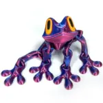 3D Magnetic Frog Figurine – Poseable Jointed Fridge Magnet Decoration - Image 9
