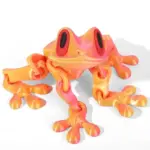 3D Magnetic Frog Figurine – Poseable Jointed Fridge Magnet Decoration - Image 12