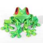 3D Magnetic Frog Figurine – Poseable Jointed Fridge Magnet Decoration - Image 6