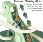 Dinosaur Chasing Race Track Set – 5 Mini Dino Cars with Lights & Music - Image 5
