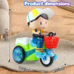 Electric Light-Up Stunt Trike for Kids - Image 9