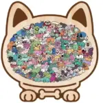 135-Piece Morandi-Colored Dog Shaped Wooden Jigsaw Puzzle - Image 15