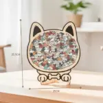 135-Piece Morandi-Colored Dog Shaped Wooden Jigsaw Puzzle - Image 12